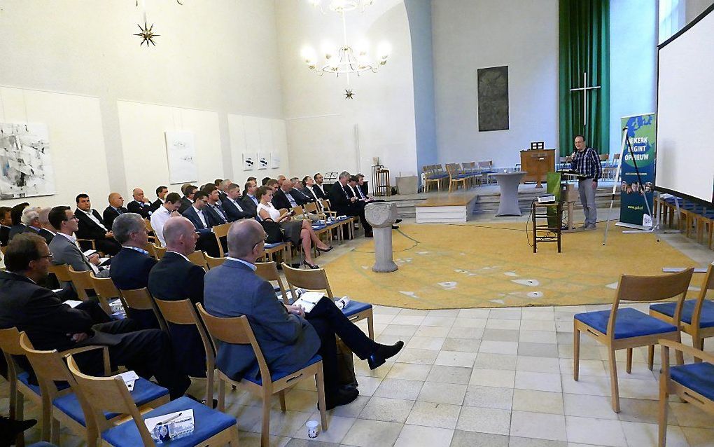 In Amersfoort had donderdag een predikantenontmoeting plaats in de Bergkerk. De bijeenkomst was georganiseerd door de Gereformeerde Zendingsbond (GZB). beeld RD