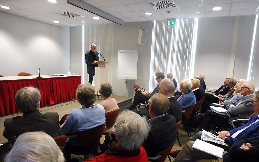 Gespreksmiddag van Stichting Platform Appèl Kerk en Israël in Utrecht.      beeld RD