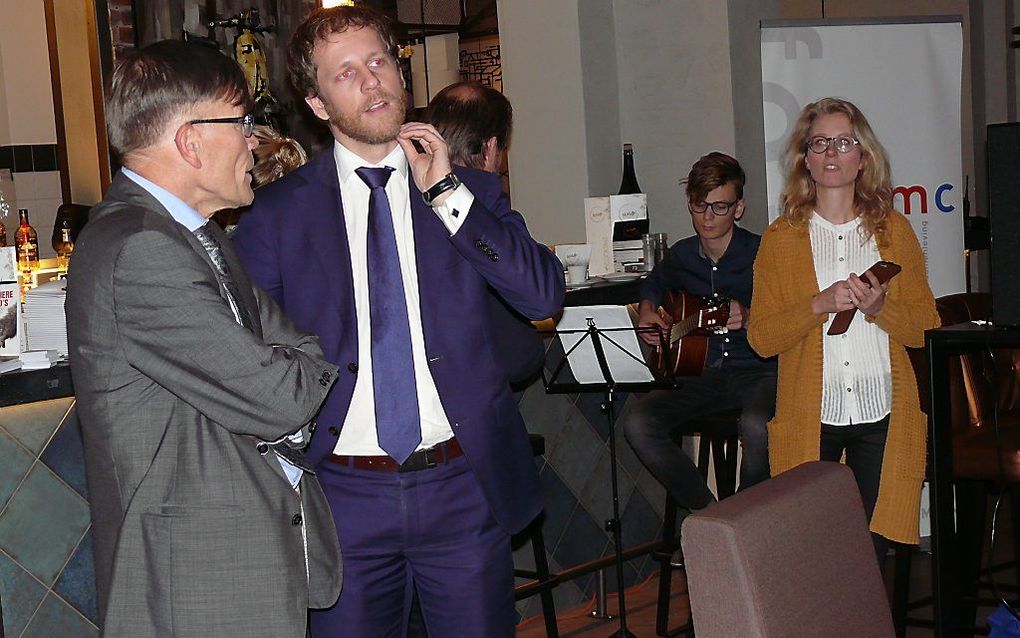 Prof. dr. Fokko Oldenhuis (l.) en dr. Gert Jan Geling. beeld Gerrit van Dijk