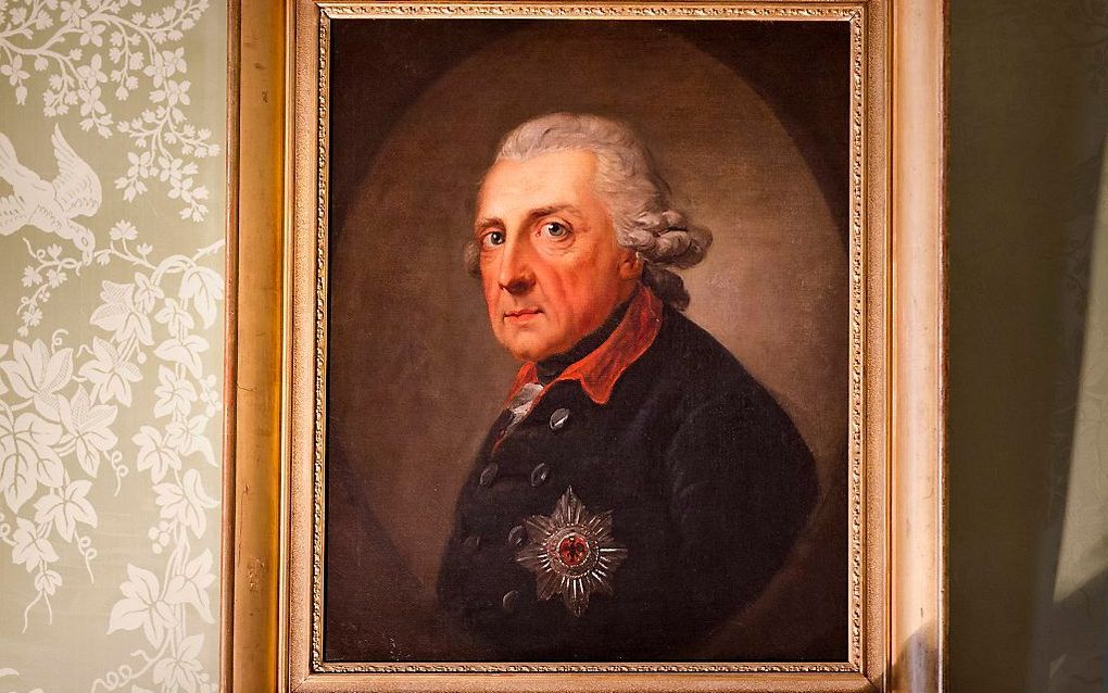 Frederik de Grote. Portret in Potsdam. beeld RD, Henk Visscher