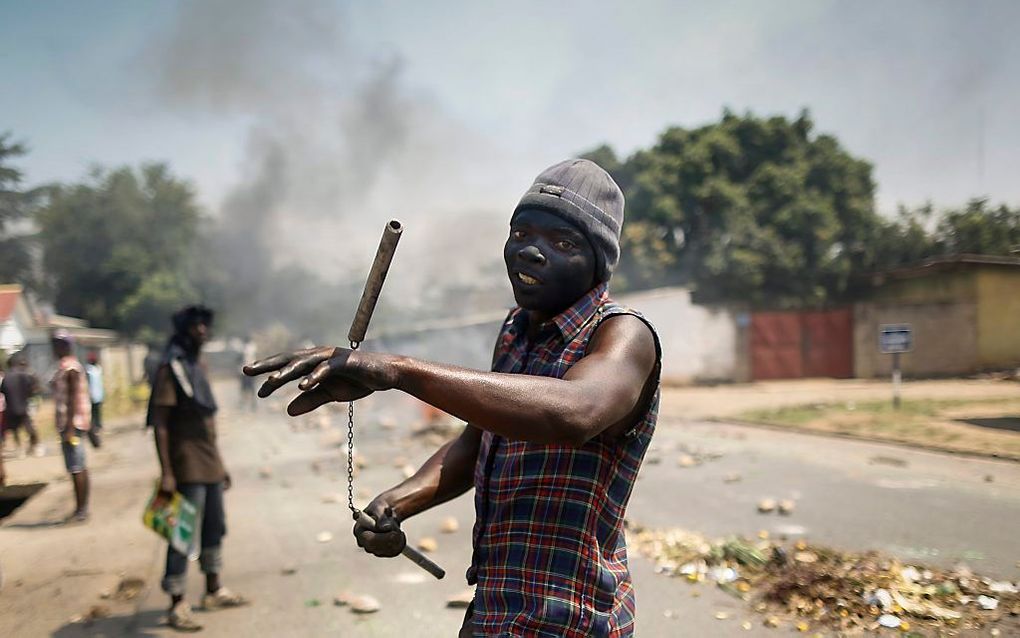 Demonstraties in Burundi, juni dit jaar. beeld EPA