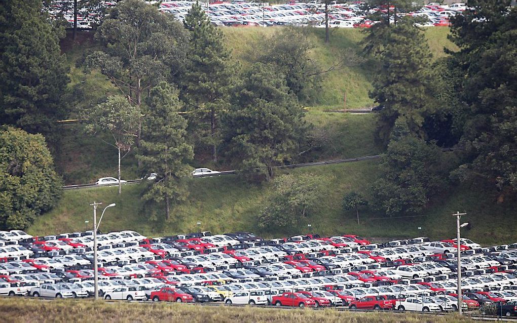 Terrein van een Volkswagenfabriek in Sao Paulo. beeld EPA