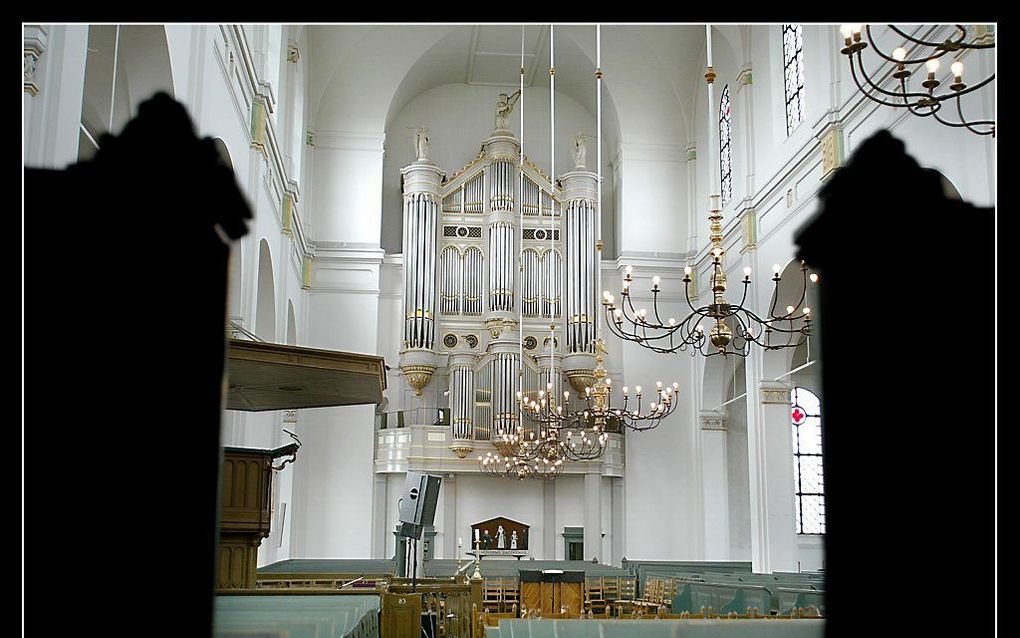 Interieur van de Grote Kerk in Gorinchem. beeld RD, Henk Visscher