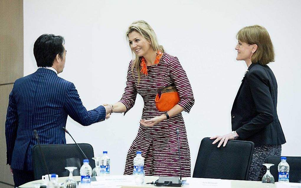 Koningin Máxima in Bangladesh. beeld EPA