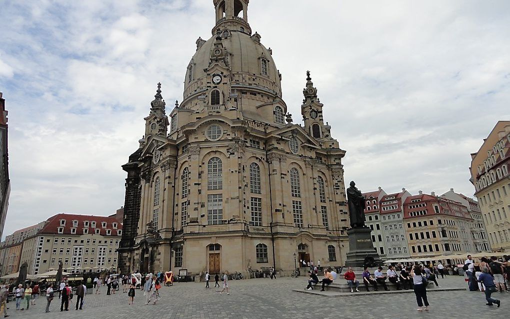 Frauenkirche in het Saksische Dresden.  beeld RD