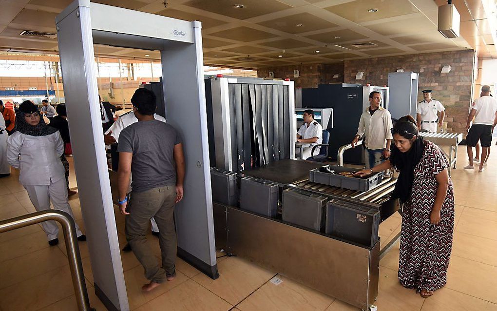 Luchthaven Sharm El-Sheikh. Beeld AFP