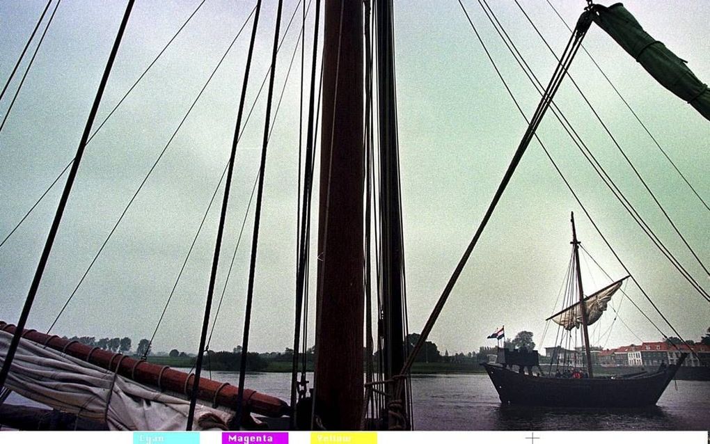 KAMPEN. Kamper heeft al een kogge, een replica van een 13e eeuwse schip dat in de middeleeuwen voor de Hanzestad werd gebouwd. In de IJssel bij Kampen is een kogge gevonden die behoorlijk compleet was toen hij zonk, zo blijkt nu. beeld ANP