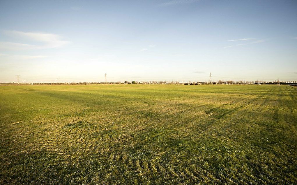 De locatie nabij Schiphol waar het nationale monument voor de slachtoffers van rampvlucht MH17 zal komen. beeld ANP