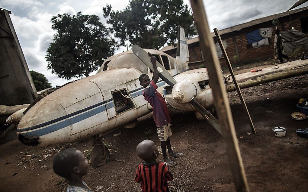 Meer dan een miljoen kinderen in de Centraal Afrikaanse Republiek (CAR) hebben dringend humanitaire hulp nodig. beeld AFP