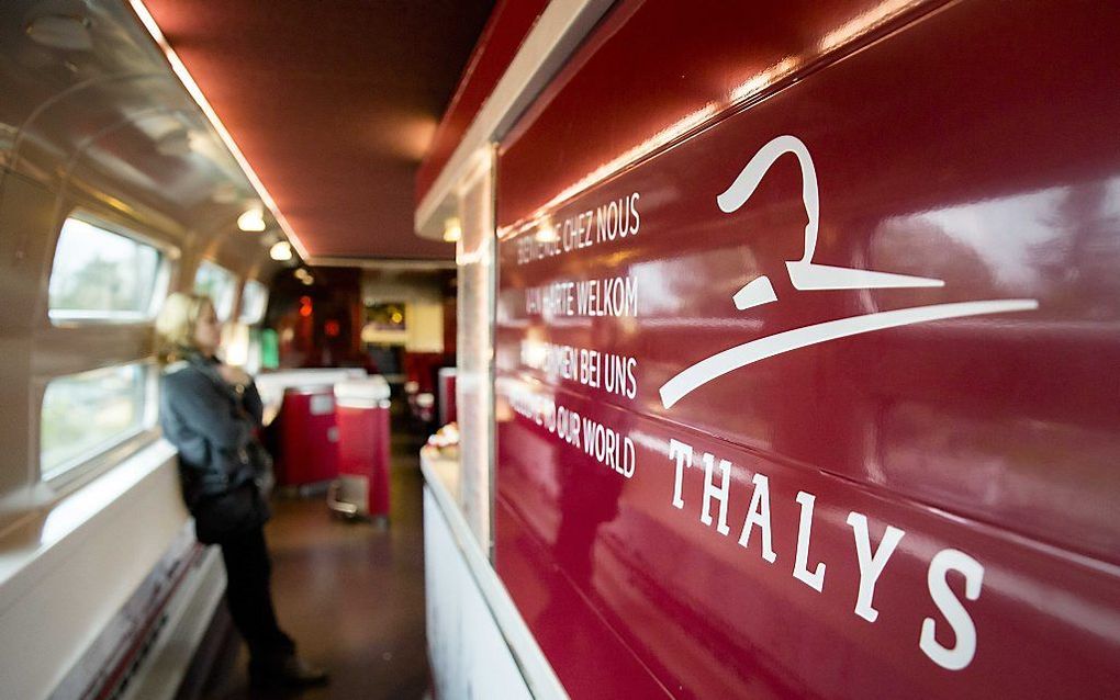 Interieur van de Thalys. beeld ANP