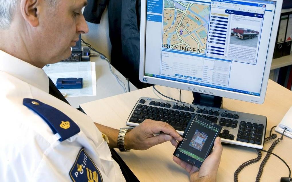 De politie gebruikt steeds meer digitale snufjes om misdaad te lijf te gaan. Beeld ANP