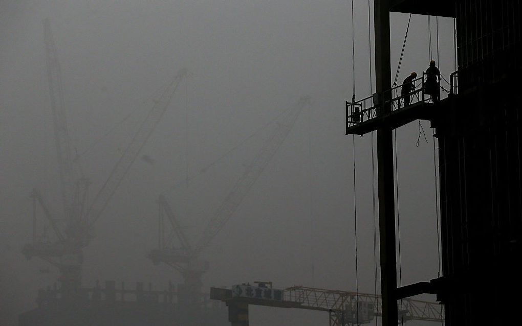 Smog in Peking. Beeld EPA