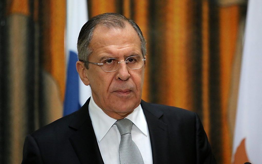 Lavrov. Beeld EPA