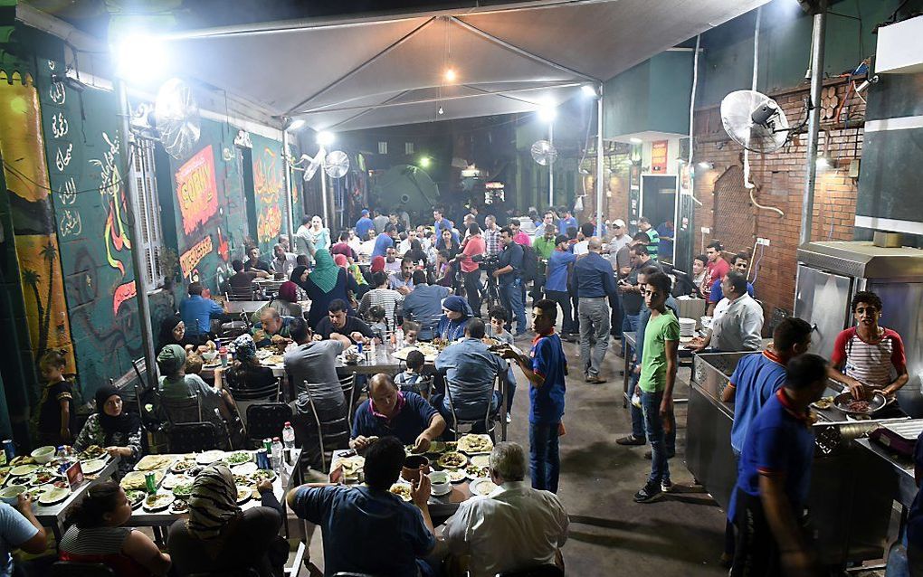 Een restaurant in Cairo. Archieffoto AFP