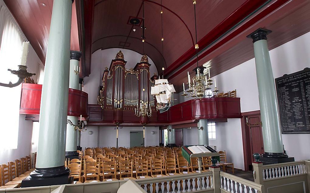 Interieur van het Kerkje aan de Zee. Beeld RD, Anton Dommerholt