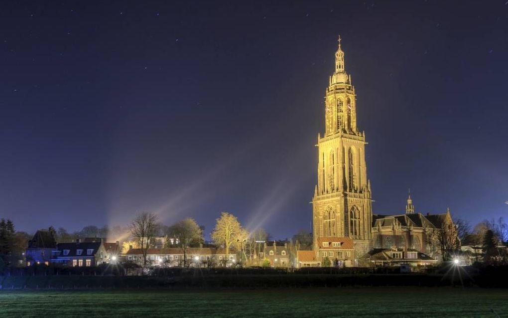 De Cunerakerk in Rhenen bij avond. beeld iStock