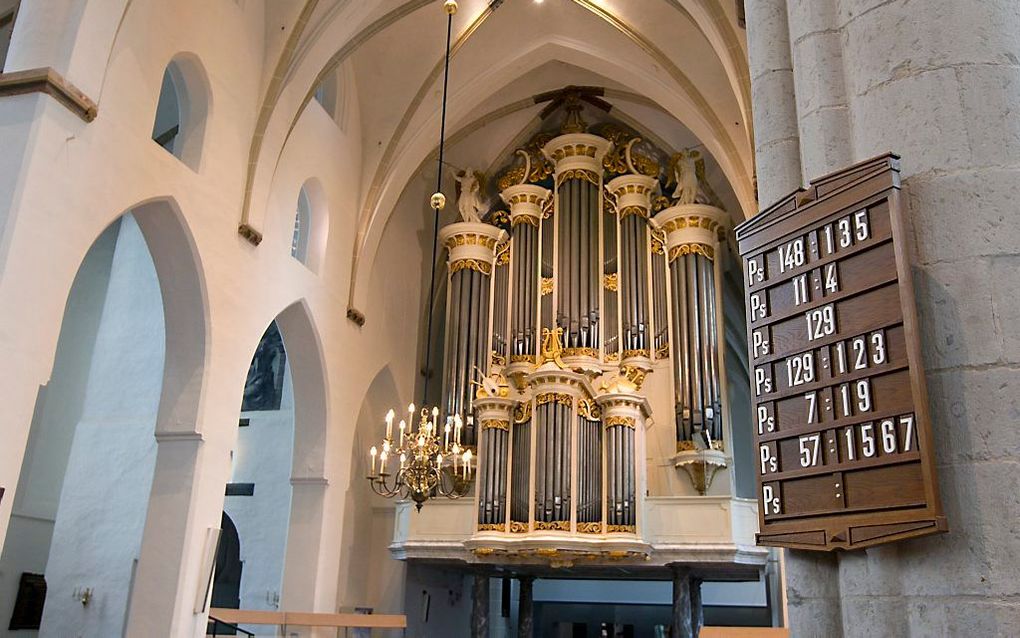 Het orgel in de Amersfoortse Joriskerk. Beeld RD, Anton Dommerholt