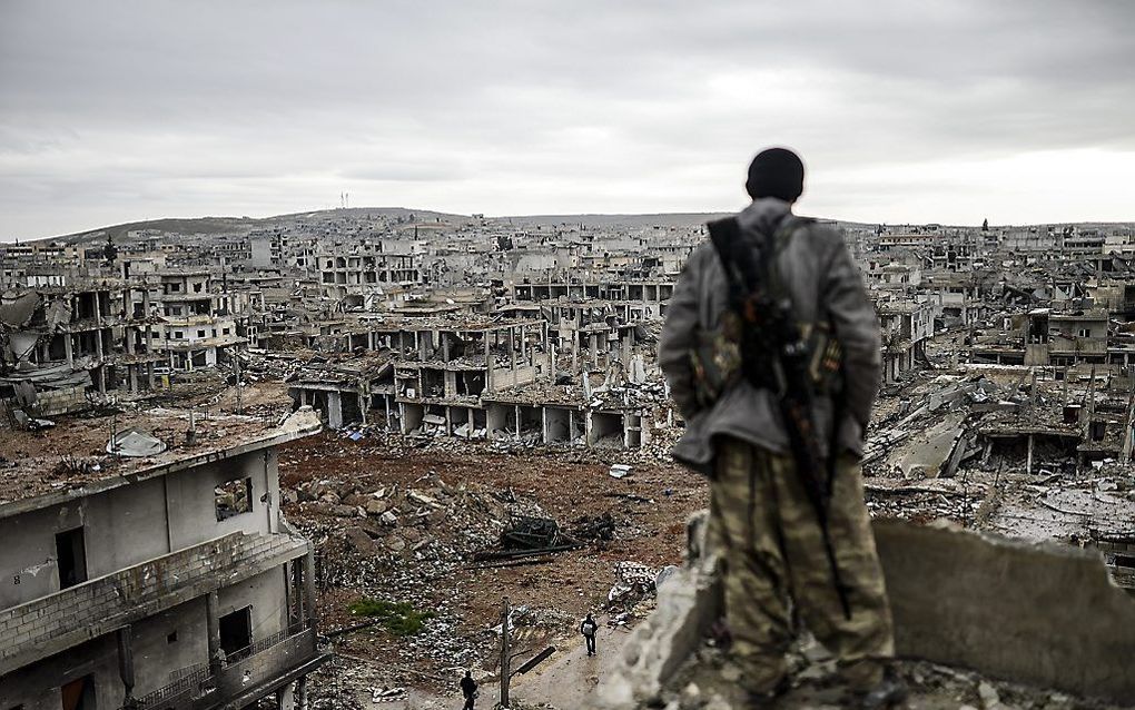 Kobani. beeld AFP