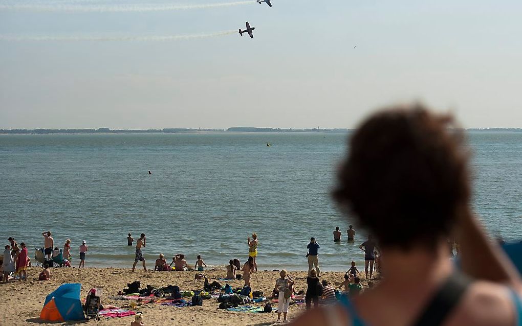 Het strand bij Vlissingen. beeld ANP