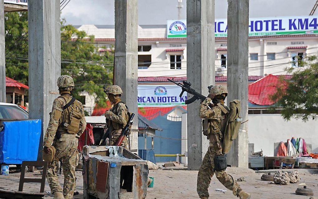 De Somalische hoofdstad Mogadishu. beeld AFP