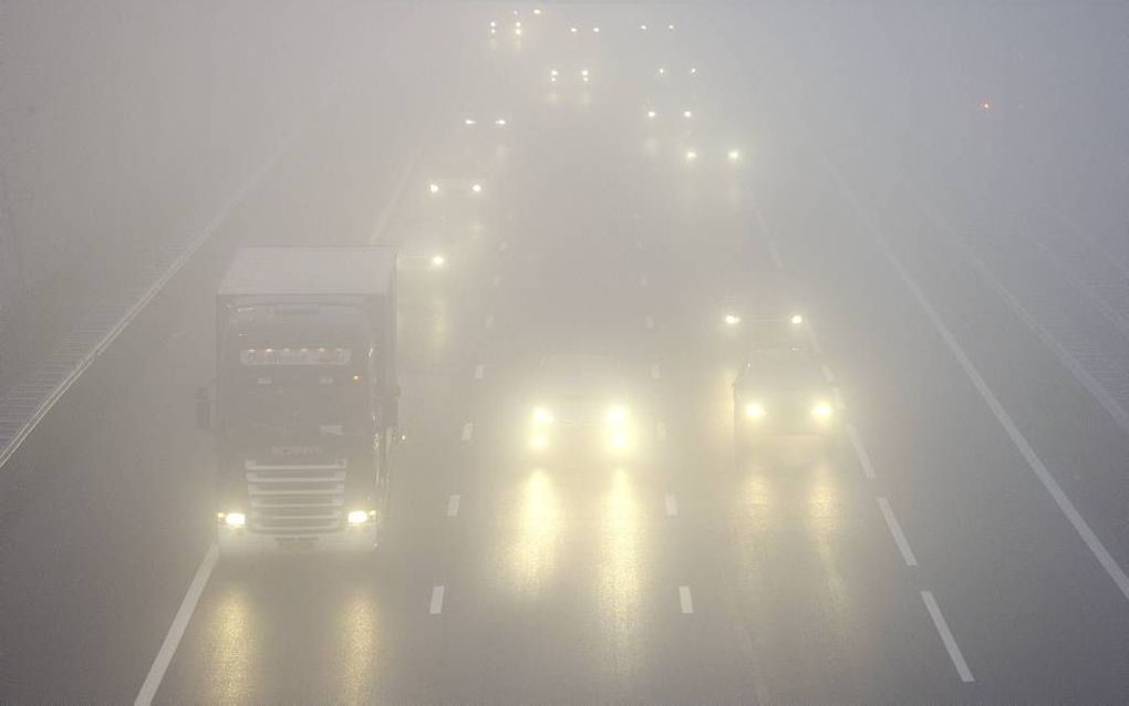 Blik op de weg tijdens de spits. beeld ANP