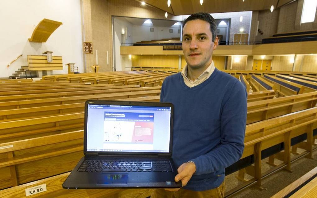 Christian van der Weele maakte een website over hulpverlening in de kerk. beeld RD, Anton Dommerholt