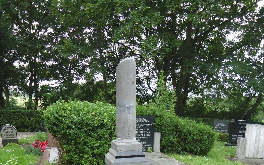 Een deel van de nalatenschap van Pauline Marie Dijkema is inmiddels gebruikt voor de restauratie van het grafmonument van haar broertje Hero Elze Dijkema, die in 1918 op tweejarige leeftijd in Hegebeintum overleed. beeld Alde Fryske Tsjerken