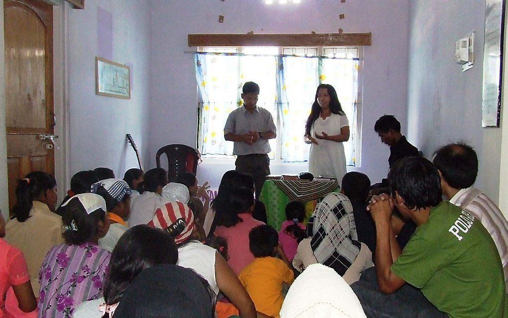 Kerkdienst in India. beeld SDOK