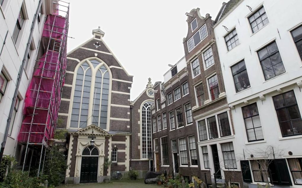 AMSTERDAM. De Waalse Kerk aan het Walenpleintje in Amsterdam. beeld RD, Anton Dommerholt