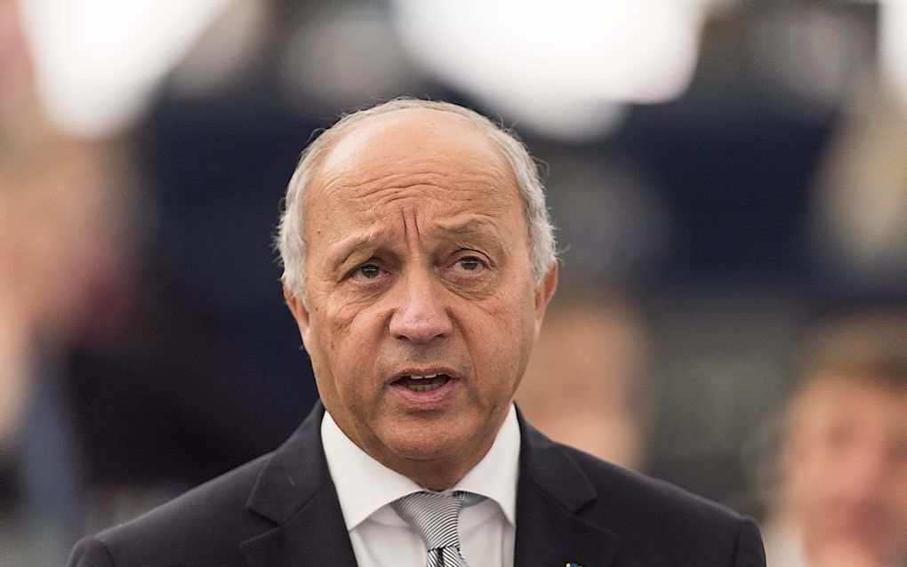 Laurent Fabius. beeld AFP