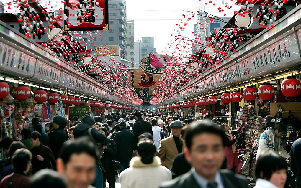 Straatbeeld in Tokio. beeld ANP