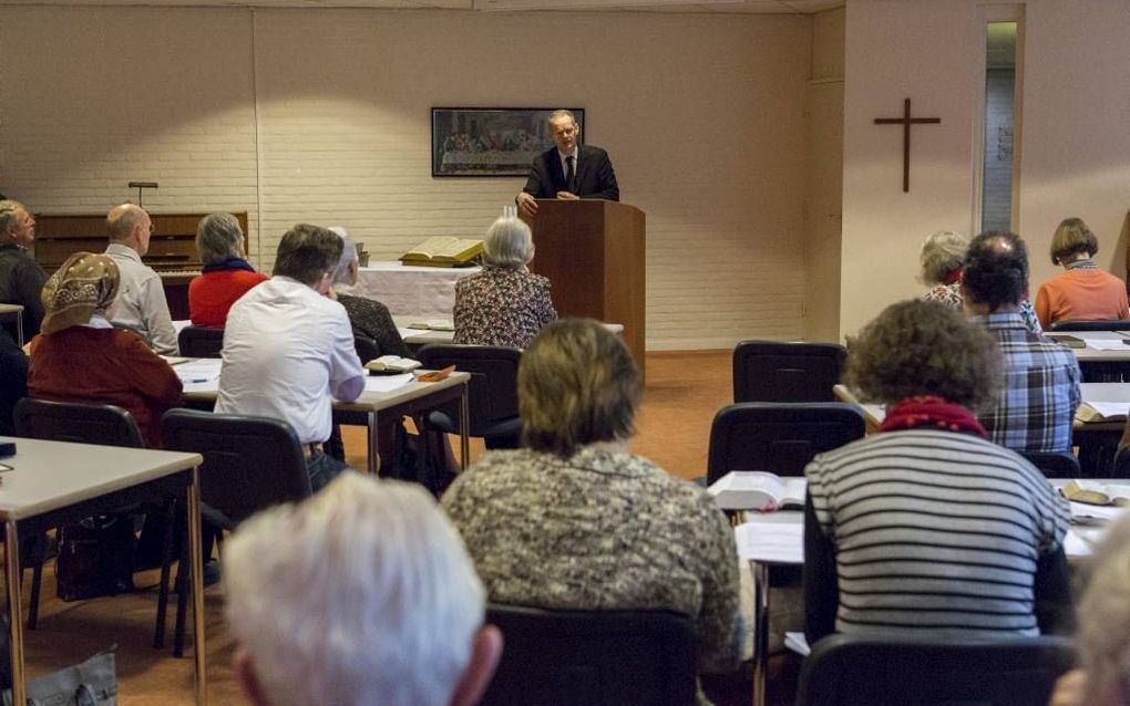 Stichting In de Rechte Straat belegde dit weekend een winterconferentie over het thema ”Onuitsprekelijke vreugde”. beeld André Dorst