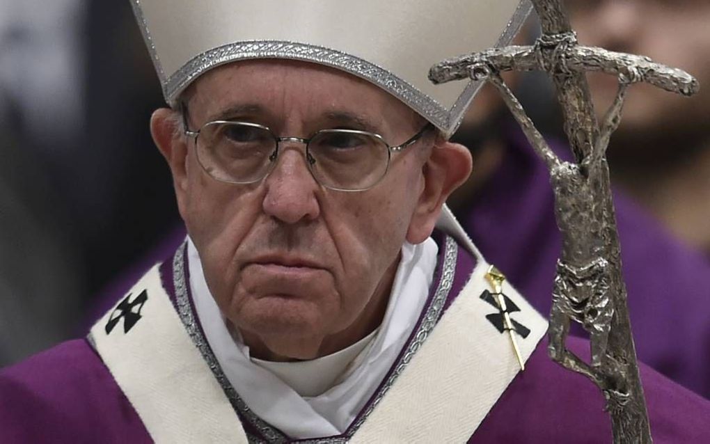 Paus Franciscus. beeld AFP