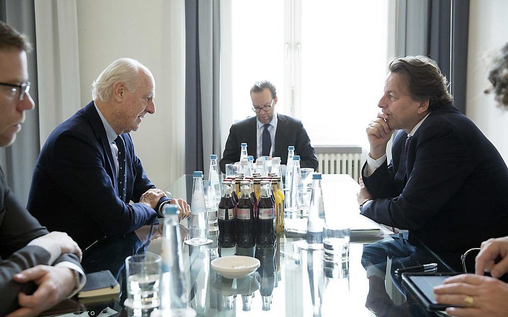 Minister Koenders op de conferentie in München. beeld ANP