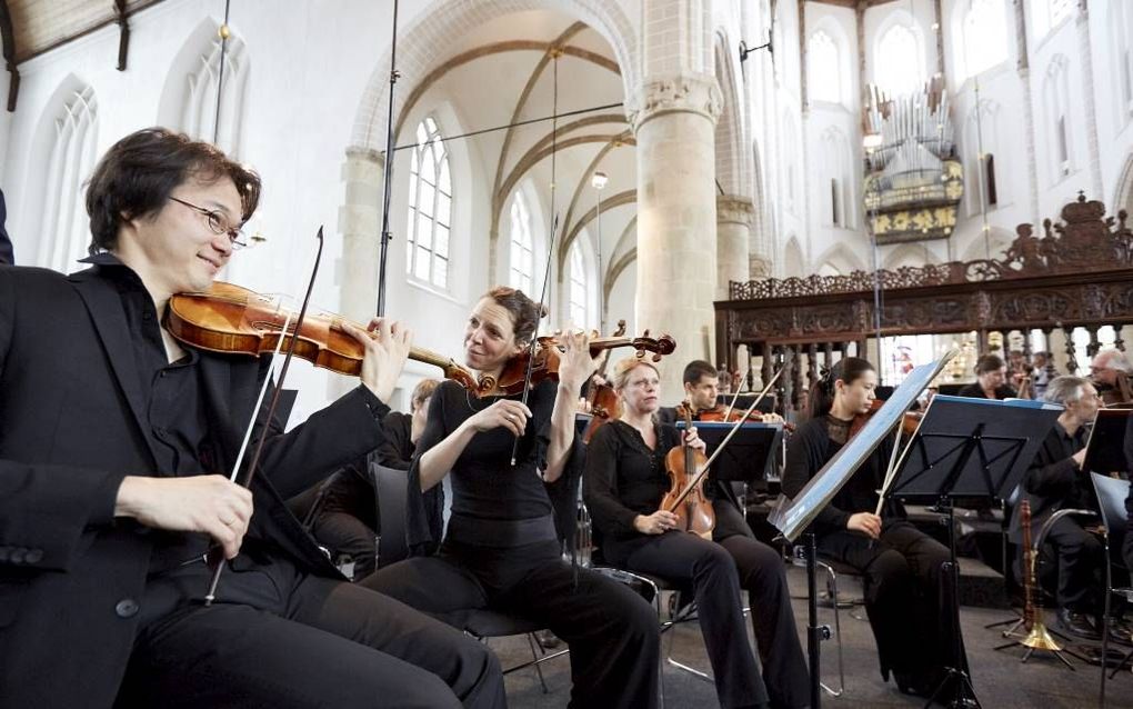 Uitvoering van de Matthäus Passion in Naarden in 2014. Beeld ANP