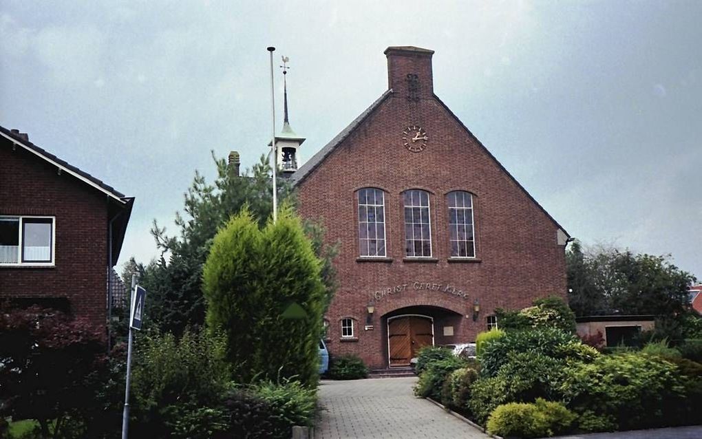 Kerkgebouw ”De Bron" van CGK Bunschoten is niet meer in gebruik voor de eredienst. beeld Reliwiki