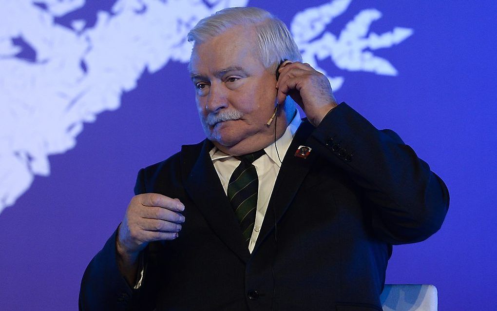 Walesa. beeld AFP