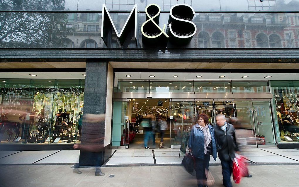 Filiaal van het Britse warenhuis Marks & Spencer. beeld AFP