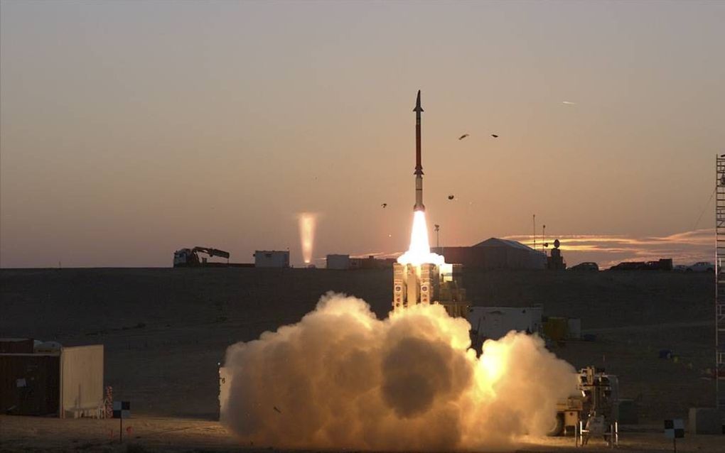 David's Sling. beeld Wikimedia, US Missile Defense Agency