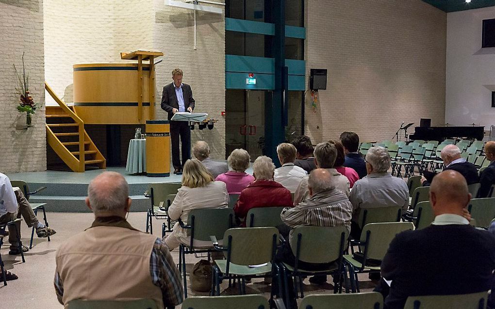 De gebedsbijeenkomst van het Gereformeerd Appèl in 2015. beeld André Dorst