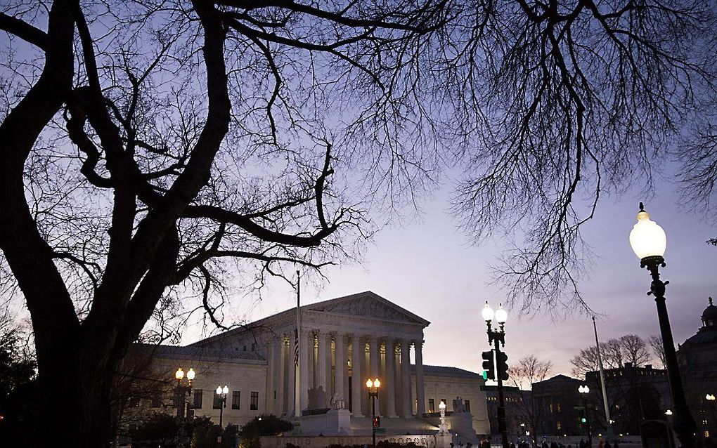 Het Hooggerechtshof in Washington. Beeld AFP