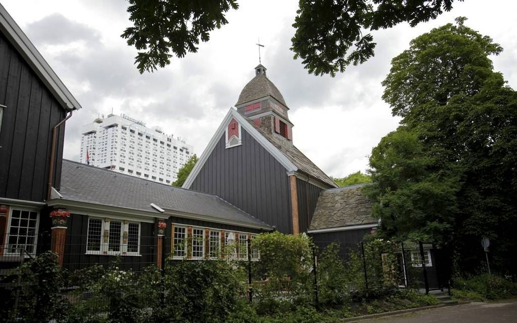 De Noorse Zeemanskerk in Rotterdam. Beeld Sjaak Verboom