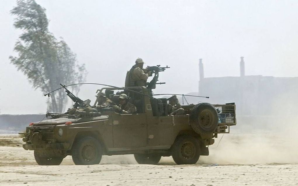 Commando's en mariniers gezamenlijk in actie in Kandahar, Afghanistan. beeld ANP