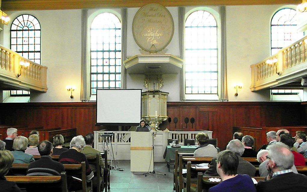 Bijeenkomst van de Vereniging voor Nederlandse Kerkgeschiedenis (VNK) in 2013 in Utrecht. beeld RD