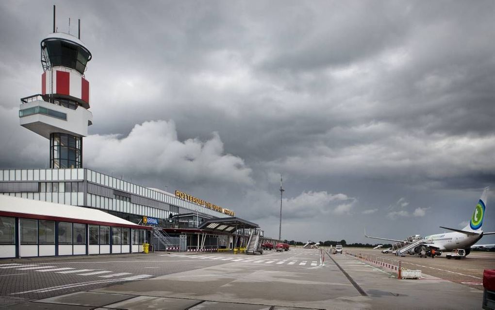 Buren maken zich zorgen over de groei van Rotterdam The Hague Airport.  beeld RD, Henk Visscher