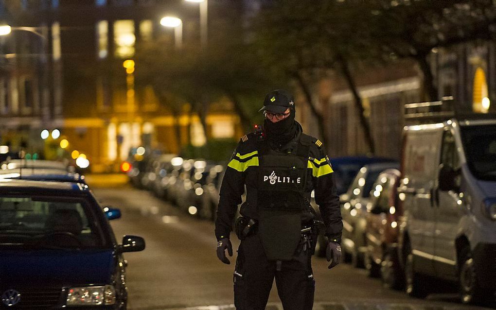 Antiterreur-actie in Rotterdam. Beeld ANP