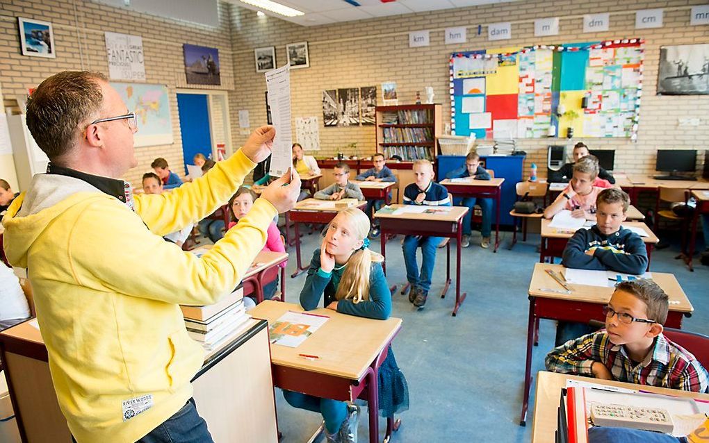 Er zijn genoeg redenen om meer meesters voor de klas te hebben. beeld Dirk-Jan Gjeltema