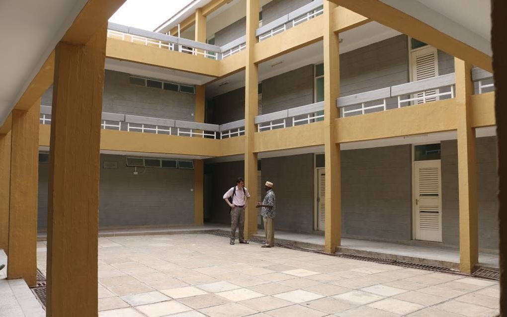 Binnenplaats van de universiteit in Garissa. beeld Richard Groenenboom