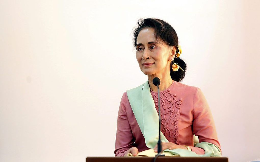 Aung San Suu Kyi. beeld EPA