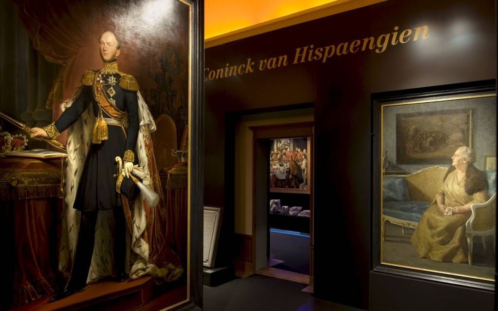 KAMPEN. Koning Willem II in de serie Oranjeportretten in het Stedelijk Museum van Kampen. De reeks is met de schildering van koning Willem-Alexander weer compleet.  beeld Archief gemeente Kampen